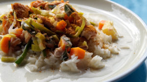 Fisch Ananas Curry