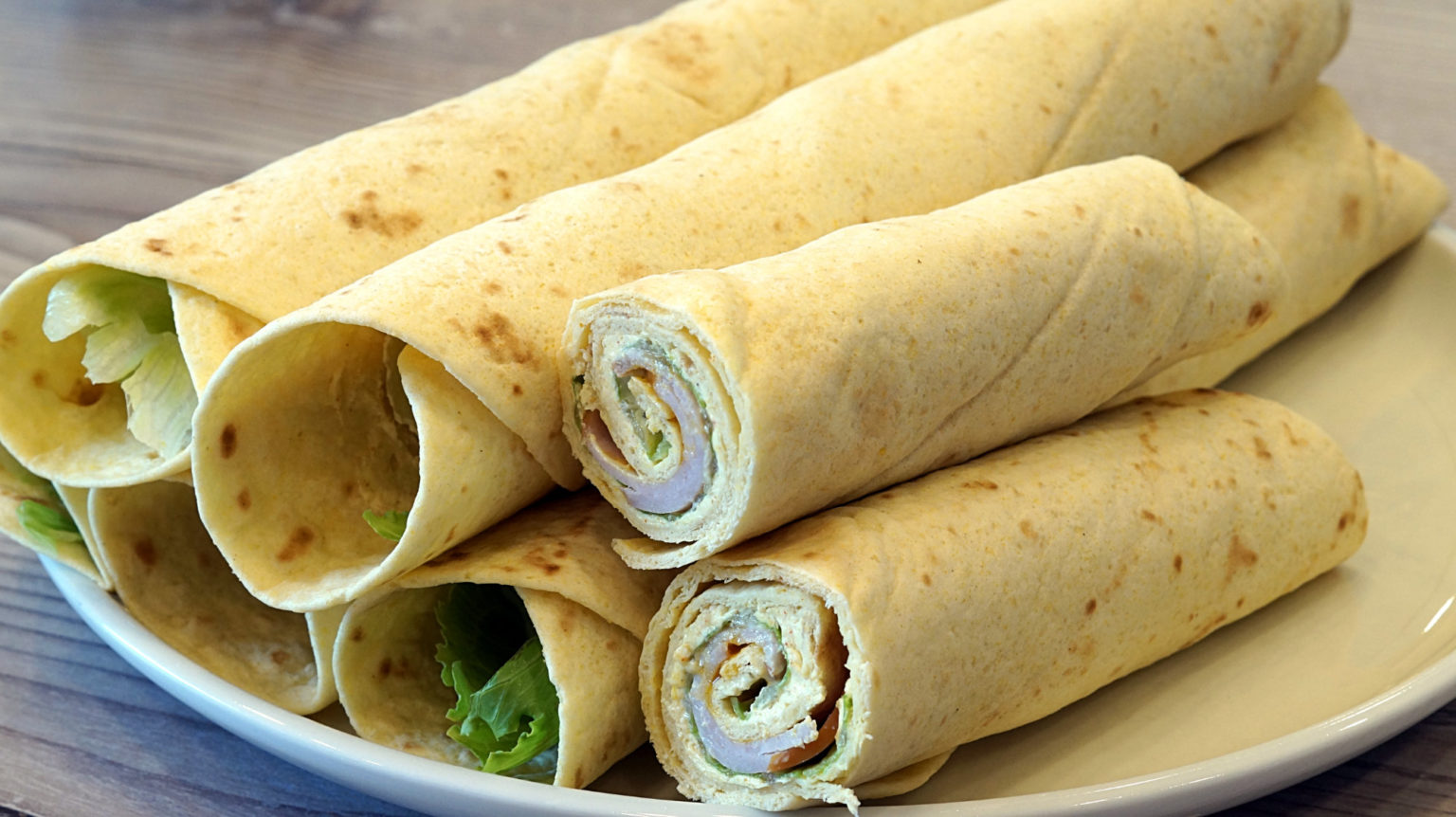 Wrap mit Frischkäse - Freude am Leben