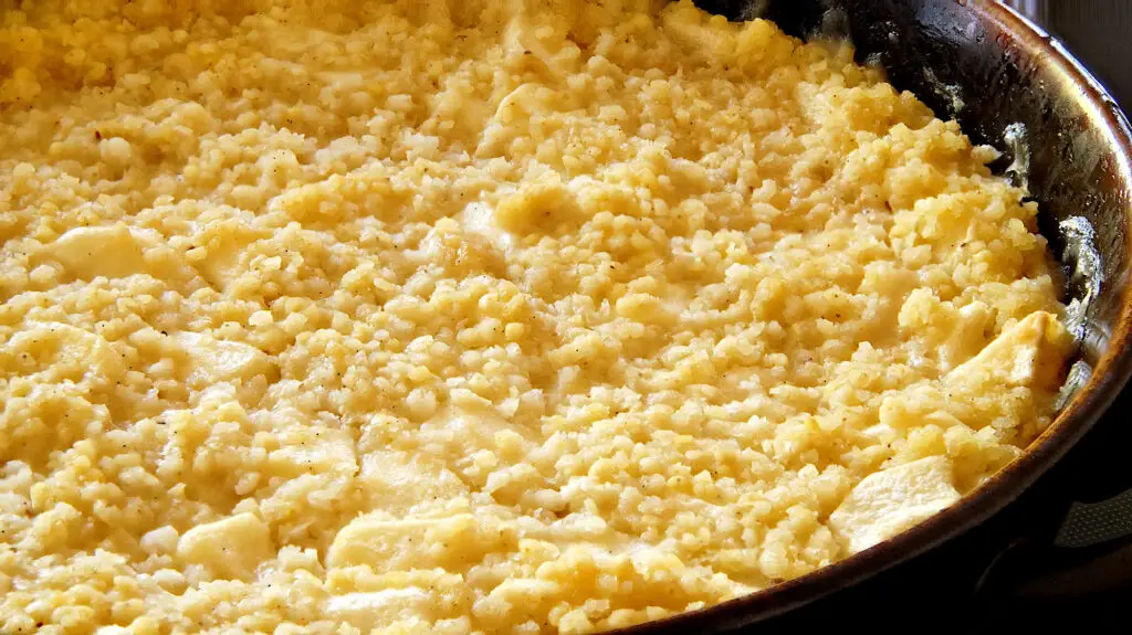 Hirseauflauf süß