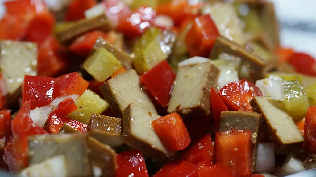 Landjägersalat vegan