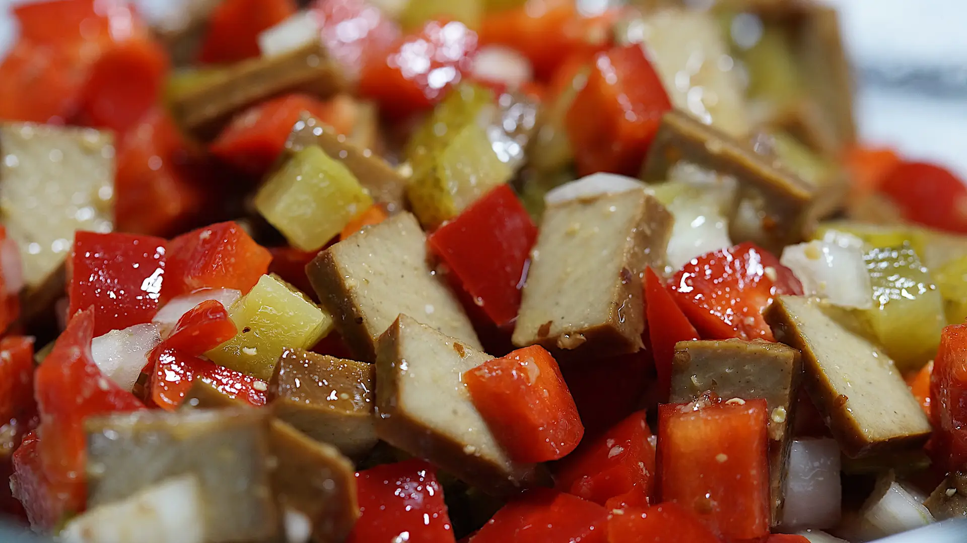 Landjägersalat vegan